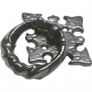 Antique Black Iron Drawer Handle