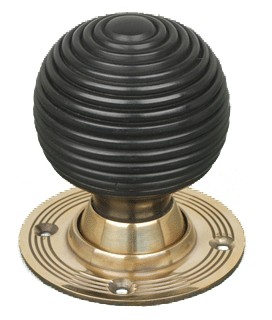 Ebony Beehive Rim Knob