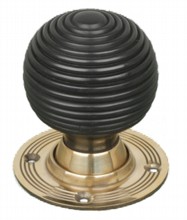 Ebony Beehive Rim Knob