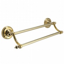 Constable Dual Bar Towel Rail on Rose