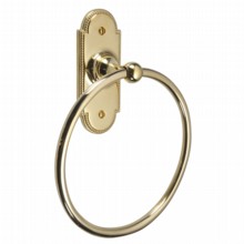 Princess Towel Ring on Backplate