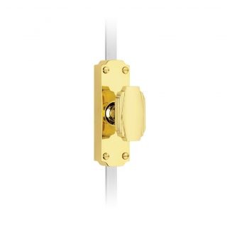 Art Deco Knob Espagnolette Bolt