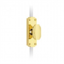 Art Deco Knob Espagnolette Bolt