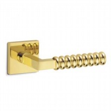 Rutland Lever on Square Rose Door Handle