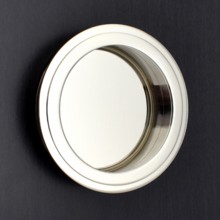 Round Flush Pull - Stepped Edge