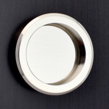 Round Flush Pull - Pillow Edge