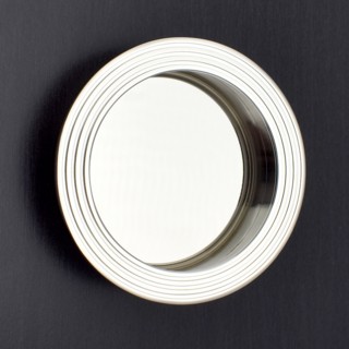 Round Reeded Flush Pull