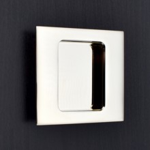 Square Flush Pull - Plain Edge