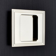 Square Flush Pull - Reeded Edge