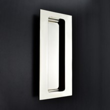 Rectangular Flush Pull - Plain Edge