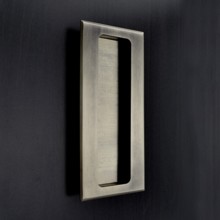 Rectangular Flush Pull - Reeded Edge