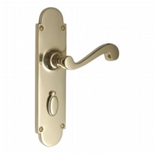 Constable Door Handle on Lockplate