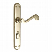 Princess Lock Handle on Rounded Plate