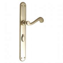 Princess Lock Handle on Rounded Plate