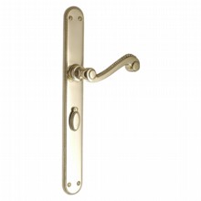 Princess Lock Handle on Rounded Plate