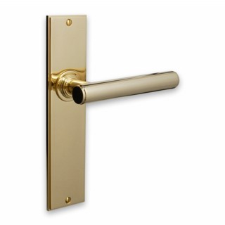 Modern Door Handle on Lockplate