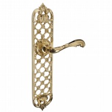 Louis XV Door Handle on Latchplate