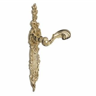 Louis XV Door Handle on Latchplate