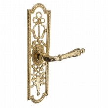 Robert Adam Door Handle on Latchplate