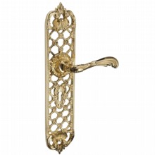 Louis XV Door Handle on Lockplate