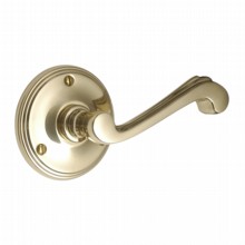 Liberty Door Handle on Large Rose