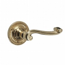 Governor Door Handle on Round Rose