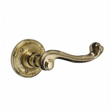 Burlington Door Handle on Round Rose