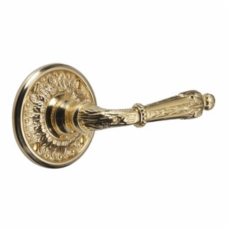 Robert Adam Door Handle on Round Rose