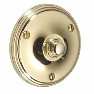 Victorian Bell Push - Round Doorbell