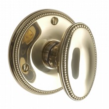 Princess Oval Knob on Large Rose