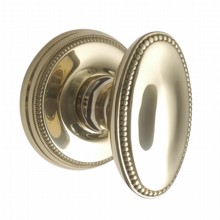 Princess Oval Knob on Covered Rose