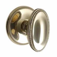 Large Princess Oval Knob on Rose