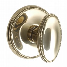 Princess Oval Knob on Large Rose