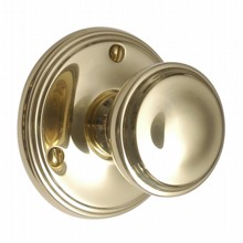 Constable Door Knob on Large Rose