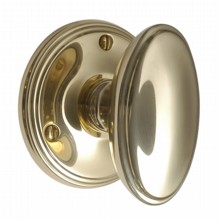 Large Constable Oval Knob on Rose