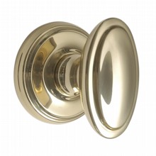 Constable Oval Knob on Covered Rose