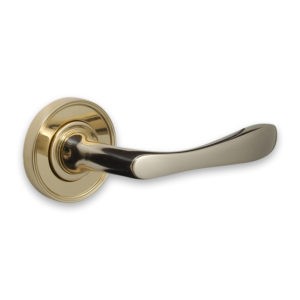 British Made Door Handle on Concealed Fix Rose