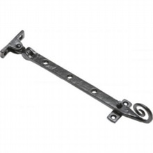 Antique Black Iron Casement Stay