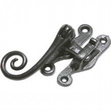 Antique Black Iron Casement Fastener