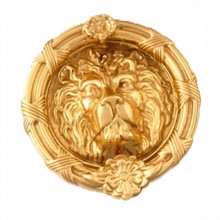 5" Decorative Lion Head Door Knocker