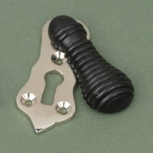 Ebony Beehive on Nickel Escutcheon