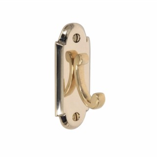 Constable Single Robe Hook on Backplate