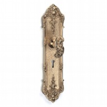 Louis XIV Door Knob on Lock Backplate