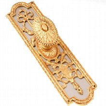 Adam Door Knob on Latch Backplate
