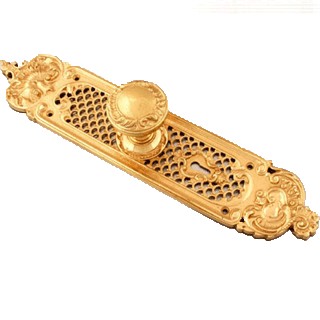 Bespoke Door Knob on Lock Backplate