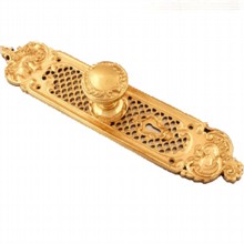 Bespoke Door Knob on Lock Backplate