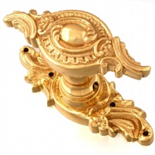 Louis XV Door Knob on Latch Backplate