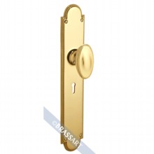 Princess Door Knob on Lock Plate