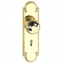 Princess Door Knob on Lock Plate