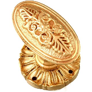 Besoke Door Knob on Round Rose
